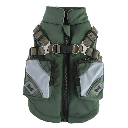 Winter Cotton Dog Jacket – Warm Zipper Coat for Pets Product information: Material: polyester Product: category cotton-padded clothes Style: Casual Color: DZ270 black, DZ271 red, DZ272 army green, DZ273 blue, DZ274 red, DZ275 army green, DZ276 black, DZ27