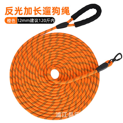 Extended Dog Leash 5.1m 20m Dog Walking Rope Dog Training P Rope Explosion-Proof Outdoor Small, Medium and Large Dogs