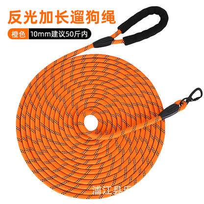 Extended Dog Leash 5.1m 20m Dog Walking Rope Dog Training P Rope Explosion-Proof Outdoor Small, Medium and Large Dogs