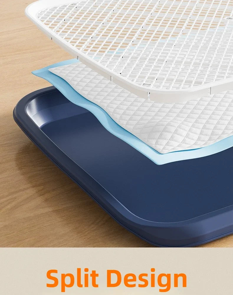 Indoor Dog Toilet Training Tray with Grid
