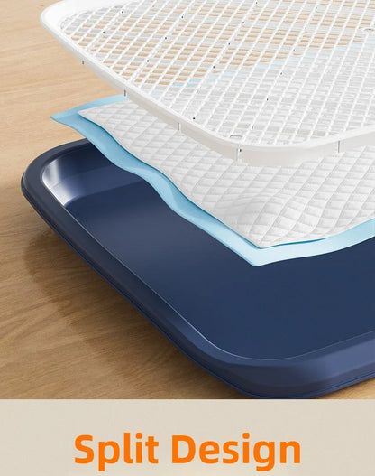 Indoor Dog Toilet Training Tray with Grid