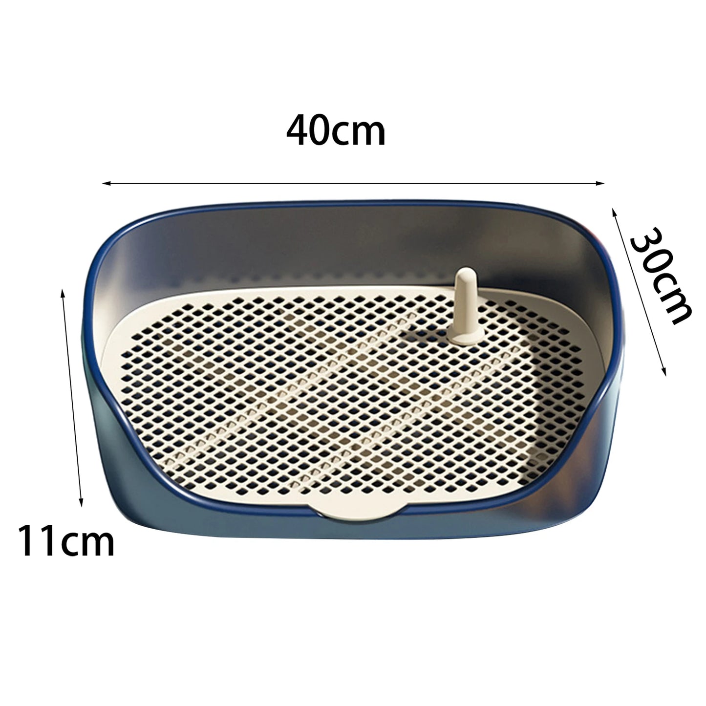 Portable Indoor Dog Toilet Training Tray with Grid