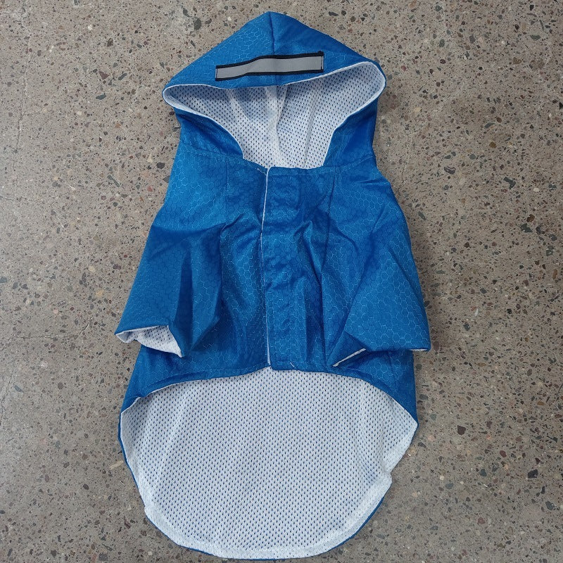 GlowPaws™ All-Weather Raincoat Product information: Color: Rose red Velcro, green Velcro, blue Velcro, red Velcro, orange Velcro, Blue Buckle Size: S ,M, L, XL Material: Polyester Style: Casual Category: pet clothing Packing list: Dog clothes *1 Product I