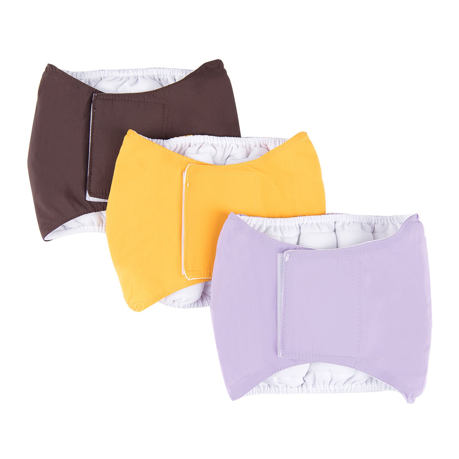Pet-specific Dog Physiological Belt Diaper Product information : Material: Cotton Product Category: Physiological Pants Color: black, brown, red, yellow, green, gray, light purple Size Information: Size : XS(27g), S(31g), M(44g), L(57g), XL(68g) Packing l