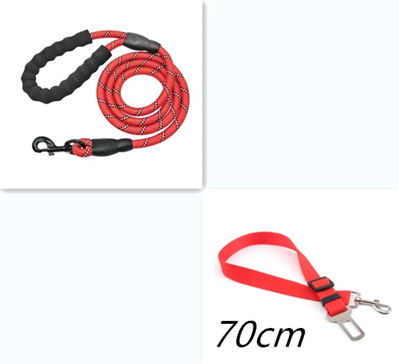 PacePup Overview: - Foam handle, experience walking dog easily - Sewing with herringbone car encryption needle, more robust and safe to walk the dog - Encrypted imitation nylon reflective anti-skid handle - Electrophoresis black hooks are made of zinc all