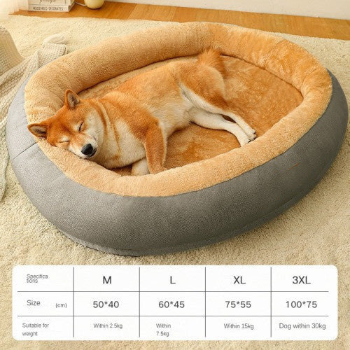 WarmiePaws™ Cozy Bed Product Details: Material: Cotton Product Category: Bed Specifications: M [size 50*40cm] (recommended for pets within 5 catties), L [size 60*45cm] (recommended for pets within 15 catties), XL [size 75*55cm] (recommended for pets withi