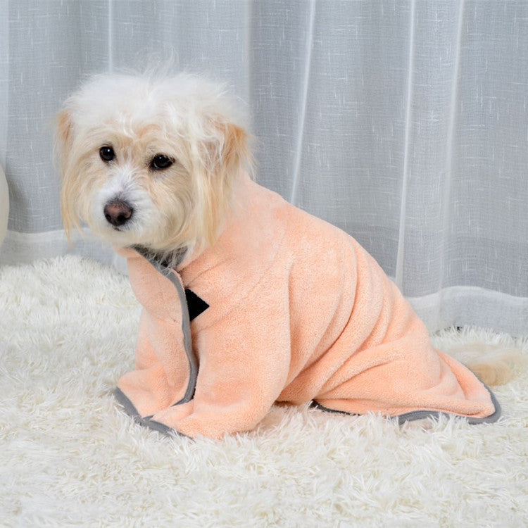 DryPaws™ – Quick-Dry Microfiber Pet Towel & Bathrobe Overview: Fabric is durable and absorbs water well, easy to clean, machine wash is available. This bathrobe can cover your pet's whole body, if your pets take a shower or get wet in the rain, help them