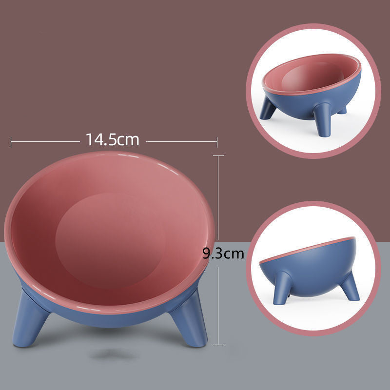 FurDine Colorful Feeder Overview: 1. Tough daily, the naughty master can't break Food grade material, safe and non-toxic, high-temperature resistance, high material hardness, not fragile compared to ordinary ceramic cat bowls 2. 15° tilt design, it’s not