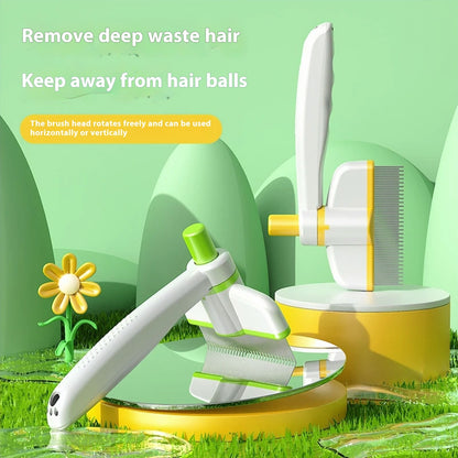 FurMagic Self-Cleaning Pet Comb Overview: 1. Ease of use: The Kitty comb is designed with ease of use in mind and is suitable for all pet owners. Whether you are a novice or an experienced pet owner, you can easily master how to use it. 2. Efficient hair