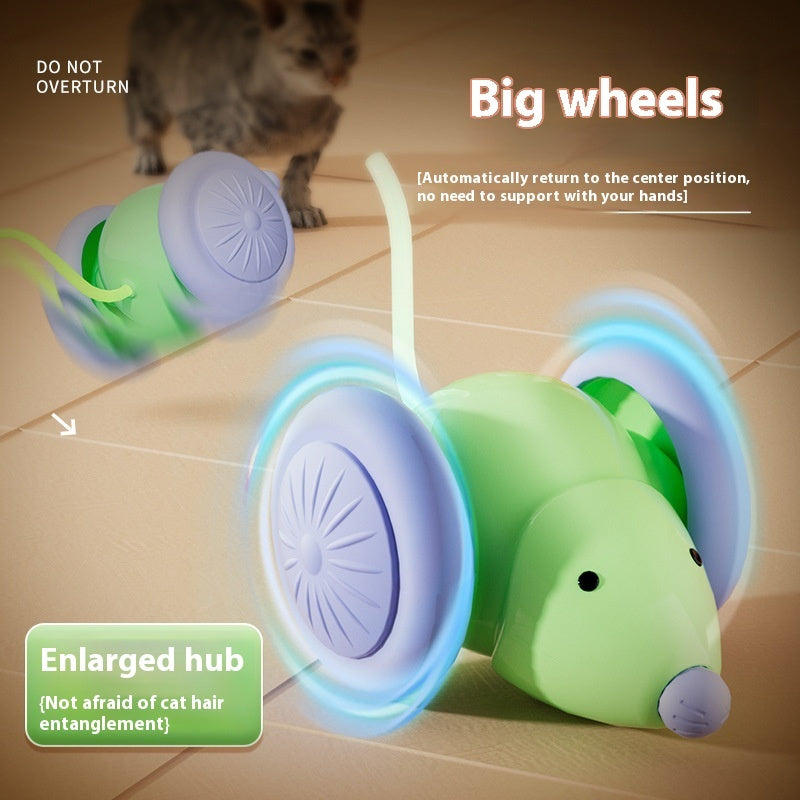 SmartMouse Overview: Good material, High quality. 100% Brand New. Product information: Color: green, white Material: ABS TPU Category: Pet Toys Packing list: 1* Cat Toy Product Image: Interactive Toys