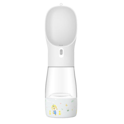 PawTrio Travel Cup Product Information: Material: Plastic Color: blue, pink, green, grey Size: 25.5x7x7cm Weight: 180g Capacity: 458ml Features: Plastic material for human use, high-temperature resistance, no deformation when filled with hot water Large o