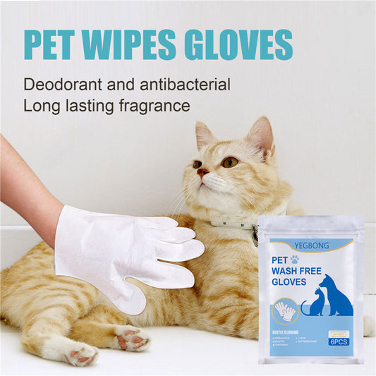 PawWipe™ No-Bath Gloves Product information: Product name: Pet disposable gloves 6pes Product packaging: bagged Packaging size about: 14*20cm Product size about: 24.7*25cm Material: aluminum foil Product gross weight: 45g Packing list: Gloves*6pcs Gloves