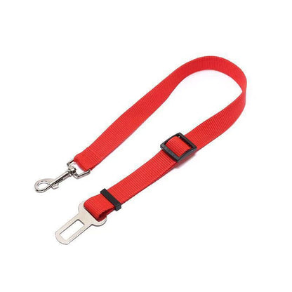 PawTether Dog Leash Product description: This product is a dog dog fixing belt / seat belt for cars, 2.5cm wide, the length of the fixing belt can be adjusted, and one end of the fixing belt can be fixed on the car seat belt. A collar that can hold the do