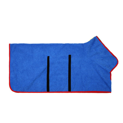DryPaws™ Microfiber Bathrobe Overview: 1. Dog Bathrobe Towel, Dog Fast Drying Dog Drying Coat with Adjustable Chest Neck Strap, Super Absorbent Microfiber Material Pet Drying Moisture Absorbing Bathrobe with Hook and Loop 2. Healthy and skin-friendly mate