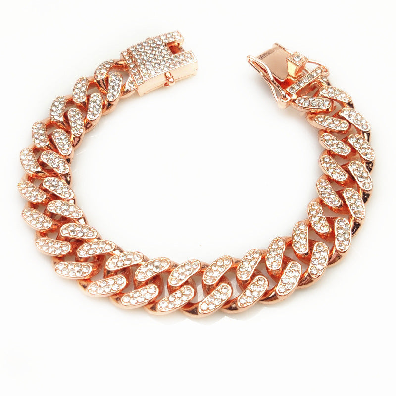 Hip Hop Collar Overview: 100% new design and high quality Must-have for fashion women Have a beautiful appearance Specifications: Material: Alloy Applicable objects: General Specification: 20 cm, 40 cm, 45 cm, 50 cm, 60 cm, 70 cm Applicable holiday: weddi