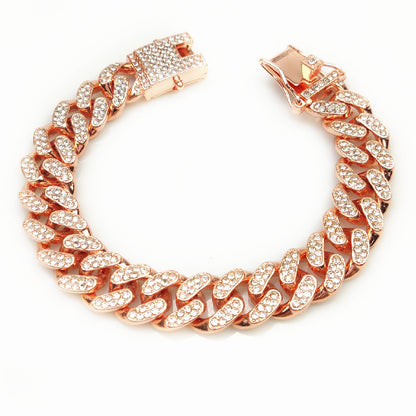 Hip Hop Collar Overview: 100% new design and high quality Must-have for fashion women Have a beautiful appearance Specifications: Material: Alloy Applicable objects: General Specification: 20 cm, 40 cm, 45 cm, 50 cm, 60 cm, 70 cm Applicable holiday: weddi