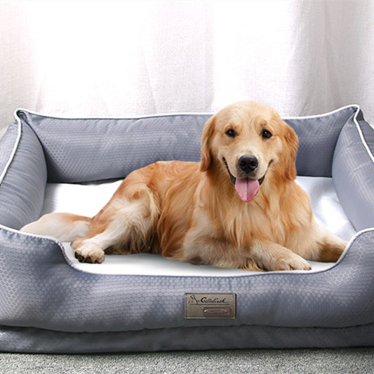 CleanNest™ Removable Dog Bed Product Information: Color: Dark grey Specifications: No. S: Tedibo Meishnari Cat, etc. [Recommended in 10 kg], No. M: Tedibo Meibi Bear Faduoki, etc. [Recommended in 30 kg], No. L: Hashimo Golden Wood Dog, etc. [Recommended i