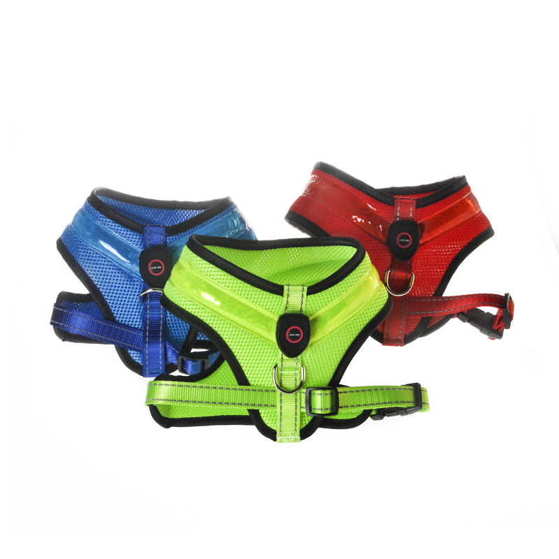 GlowGuard LED Harness Overview: 1. Charging, USB data cable can be directly charged, lasting, long standby. Don't worry about the battery without electricity, frequent buying batteries. 2. There are many styles, multiple colors for you to choose, fashion