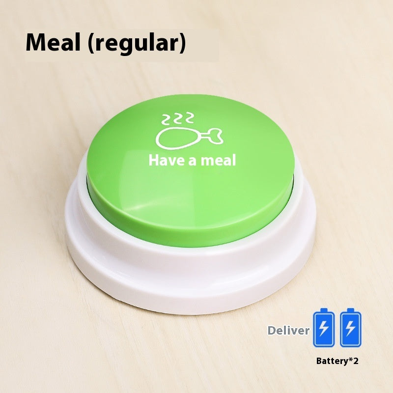 TalkPaws™ – Dog Communication Button with Voice Product information: Color: Recording model [macaron purple], recording model [macaron Gray], recording model [macaron pink], recording model [macaron yellow], recording model [macaron Green]], recording Mod