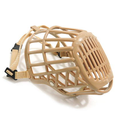 PawSafe Muzzle Product Information: Material: Plastic Product Category: Mouth Cover Scalable: Yes Color: icon color Specifications (length * width): No. 1, No. 2, No. 3, No. 4, No. 5, No. 6 Packing list Mouth cage*1 Pet Muzzles