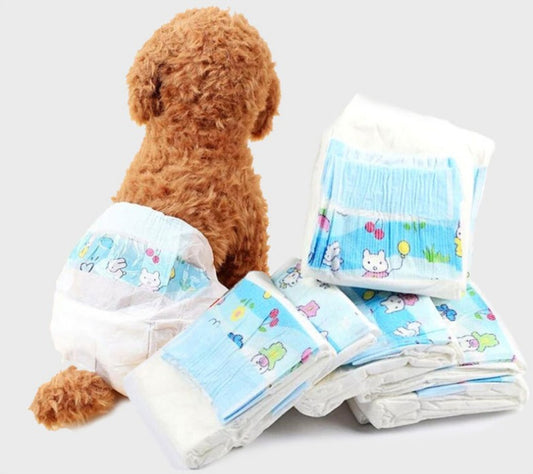 DryPaw Dog Diapers Product information: Material: non-woven fabric Specifications: Bitch SSS, Bitch SS, Bitch S, Bitch M, Bitch L, Bitch XL, Male Dog S, Male Dog M, Male Dog L, Male Dog XL Packing list: 12pcs per pack for male dogs 10pcs per pack for fema
