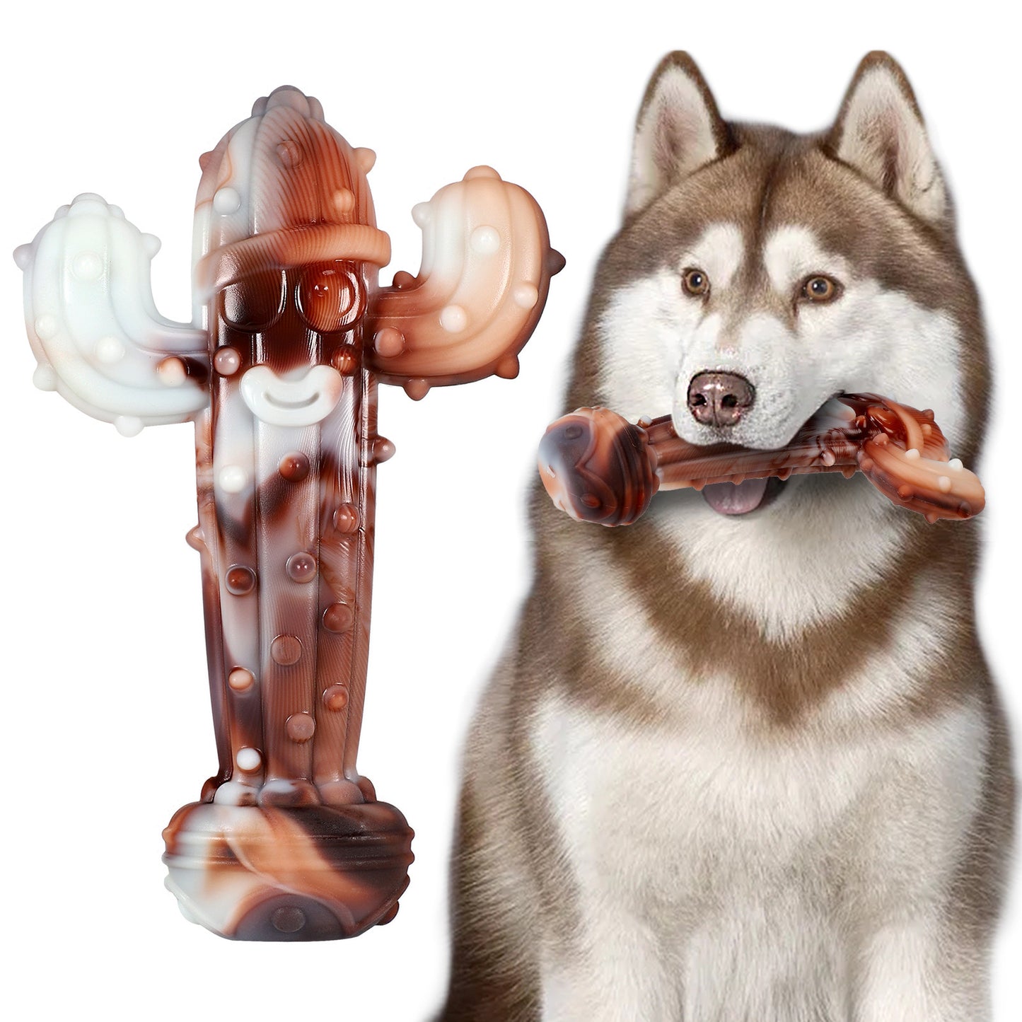 Heavy-Duty Nylon Chew Toy – Long-Lasting Fun for Dog Product information: Color: meat of rabbits beef flavor, squirrel beef flavor, cactus beef flavor, crab beef flavor, antlers beef flavor, tricerops beef flavor, Christmas deer beef flavor Material: Nylo