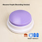 TalkPaws™ – Dog Communication Button with Voice Product information: Color: Recording model [macaron purple], recording model [macaron Gray], recording model [macaron pink], recording model [macaron yellow], recording model [macaron Green]], recording Mod