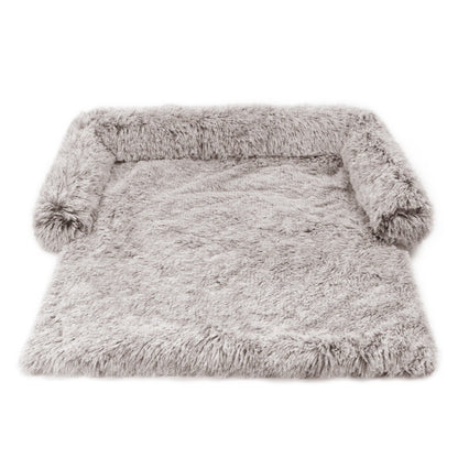 PlushPod™ 2-in-1 Pet Bed Product information: Material: pp cotton Size: s, m, l Color: powder gray coffee Size S M L Outer diameter(L*W*H) 76*73*16cm 90*85*20cm 105*93*20cm Inner diameter(L*W) 56*62cm 65*72cm 76*81cm Features: Long hair Packing list: Dog