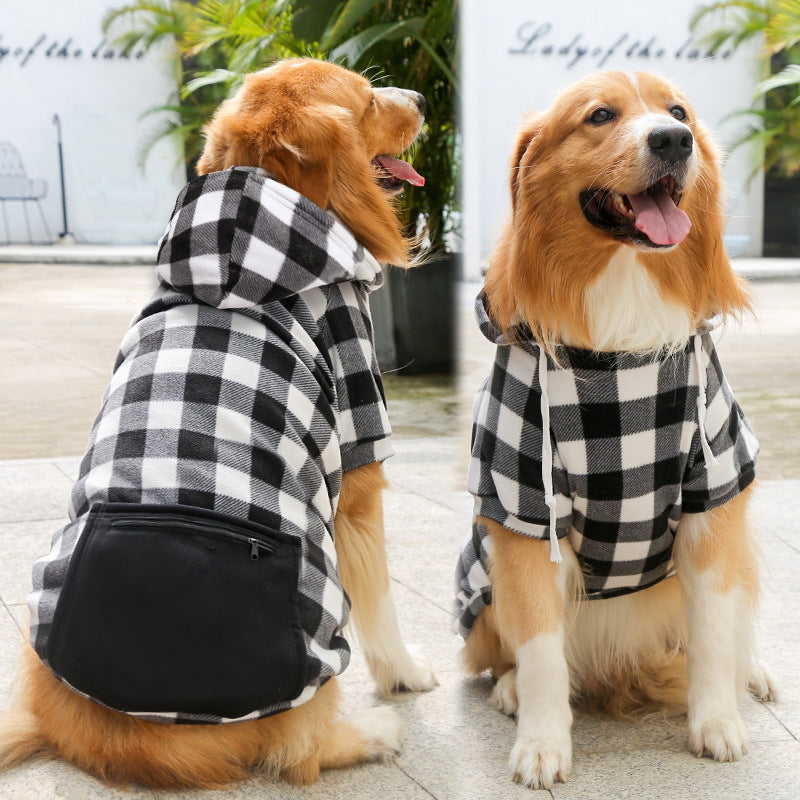 Zipper Pocket Dog Sweater – Stylish & Functional Pet Wear Product information: Material: Polyester Application: Pet Color: big dog zipper pocket sweater pure red, big dog zipper pocket sweater ginger yellow, big dog zipper pocket sweater lake blue, big do