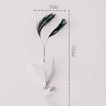 Interactive Cat Wand – Detachable Rod & Sucker Toy Product information: Material: feathers, hardware accessories, suction cups, PVC rods, steel wires Style: simple and stylish Features: funny cat Colour: Picture color Packing list: Funny cat stick*1 Produ