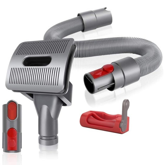 PetVac™ – Universal Vacuum Pet Brush Attachment Set Product information: Color: Pet brushing suit 1 sets, 1 switch lock-red, 1 switch lock-Gray Material: Plastic Set1:Pet brush Set and Red switch lock Packing list: Pet brush*1 Adaptor*1 Hose*1/Switch lock