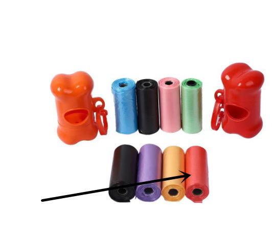 PetScoop Outdoor Bags Pet trash bag 6 colors Packing list: product X1 Bag size: 22.5 * 30 CM Pet Waste Bags