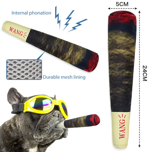 Funny Dog Prank Toy – Fake Cigarette for Pet Play Product Details: Product Category: Sound Toys Material: plush Size: 5X5X24CM Net weight: 50 grams Package Contents: Plush dog toy X1 Dog Toys