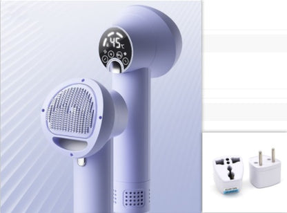 GroomBlow™ – Silent Smart Dryer & Comb for Pets Dry and groom your pet with ease using the GroomBlow™ Smart Pet Hair Dryer – the ultimate 2-in-1 tool designed to keep your dog or cat calm, clean, and fluffy. 2-in-1 Blow & Brush: Dries and detangles at the
