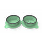 FurFold Pet Bowl Set Overview: 1. Foldable Dual Bowl: Collapsible dog bowls, that feed your pets with food & water at the same time, Portable with compact size, save your space when traveling, walking 2. High-Quality Material: Dog travel bowls are made of