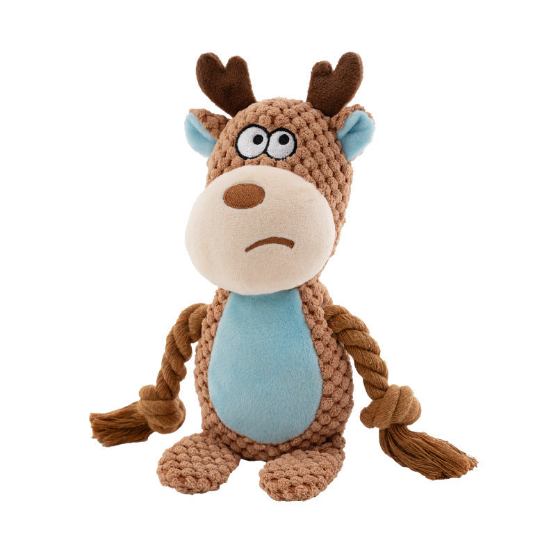 Plush Rope Tug Toy – Squeaky & Fun Training for Dogs Overview: 100% brand new and high quality. It's a good gift for your pet. hours of fun for you and your dog. Product Information: Color: hippo Material: Plush Category: Pet Toys Packing List: Plush toy