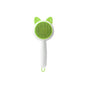 Self-Cleaning Pet Grooming Brush Overview: Keep Your Pets Looking Their Best — Without the Mess! Make grooming time effortless and enjoyable for both you and your furry friend. This self-cleaning pet grooming brush gently removes loose hair, tangles, and