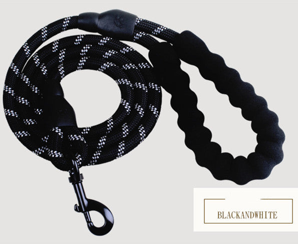 PacePup Overview: - Foam handle, experience walking dog easily - Sewing with herringbone car encryption needle, more robust and safe to walk the dog - Encrypted imitation nylon reflective anti-skid handle - Electrophoresis black hooks are made of zinc all