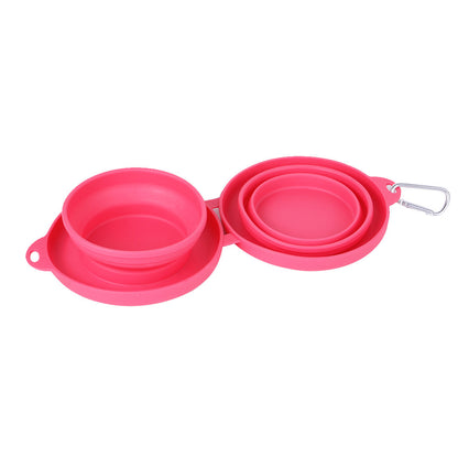 PetFold Twin Bowl Collapsible Double Dog & Cat Bowl – Portable, Spill-Proof, Travel-Friendly Feed your furry companions with ease—anywhere, anytime. This foldable double bowl is the ultimate solution for pet parents on the go. Whether it’s a quick walk, a
