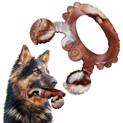 Heavy-Duty Nylon Chew Toy – Long-Lasting Fun for Dog Product information: Color: meat of rabbits beef flavor, squirrel beef flavor, cactus beef flavor, crab beef flavor, antlers beef flavor, tricerops beef flavor, Christmas deer beef flavor Material: Nylo