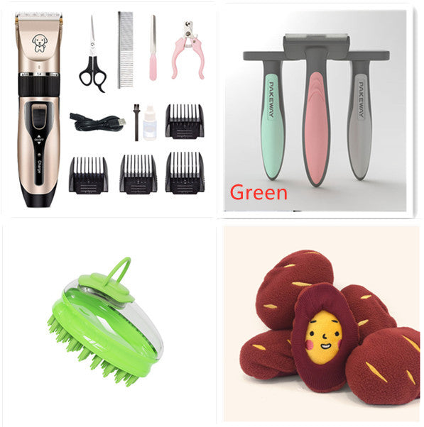 ProTrim™ – Professional Pet Hair Clipper for Dogs & Cats Overview: 1. The blade is sharp and not jammed, durable and non-heating 2. Long-lasting battery life and more durable 3. Ceramic cutter head, strong and low shock without catching hair, rechargeable