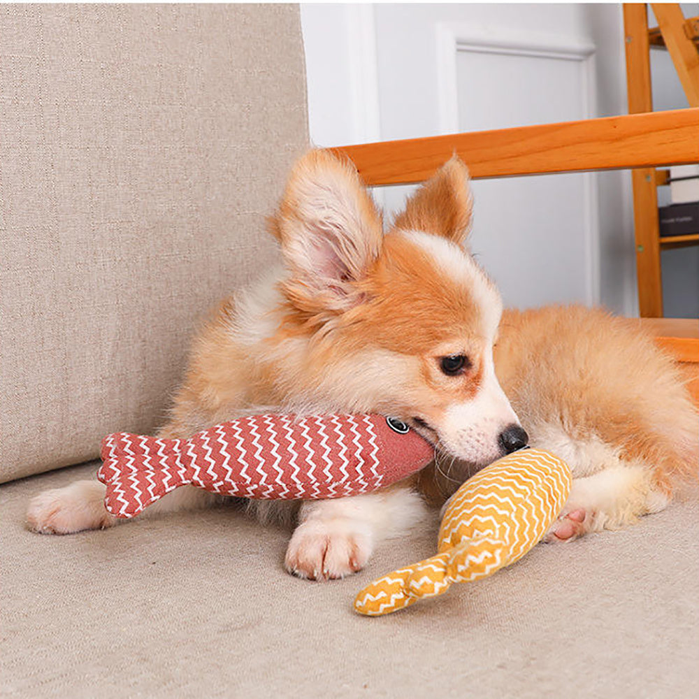 Interactive Catnip Fish – Teething & Play Pillow for Kittens Cozy Companion: Our catnip fish kicker toys are all made of soft plush material and baby-level cotton, soft and comfortable enough for your feline friends to snuggle and chew. Organic Catnip Fil