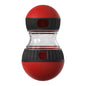 TreatTumbler Overview: DURABLE MATERIAL & THICKENED LARGE BARN - To ensure long-term use and pet health and safety, both ends of the dumbbell treat dispensing dog toy and dog treat dispenser toy are made of durable non-toxic nylon. And we thickened and en