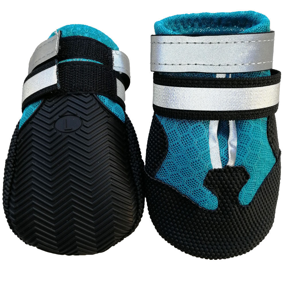Dog Shoe Protectors – Soft, Breathable & Easy to Wear Overview: Unique design, stylish and beautiful. Good material, comfortable feet. A variety of colors, any choice. Specification: Boots: Dog shoes Upper material: Anti-slip leather, TPR+rubber, sandwich