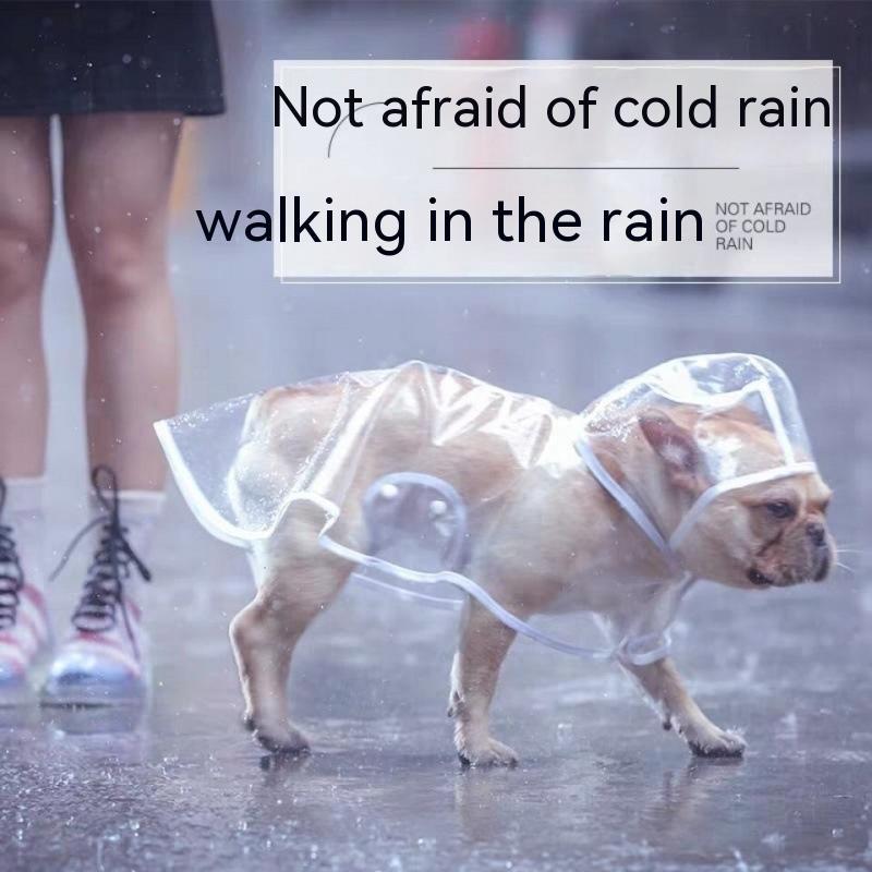 TinyDrip™ Dog Raincoat Product information: Name ：Raincoat Material ：Plastic Size: Packing list: Raincoat * 1 Product Image: Pet Rain Coats