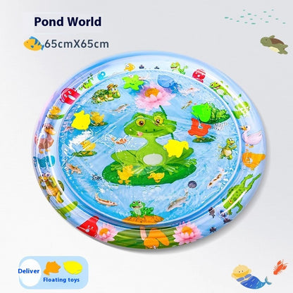 Cooling Pet Bed – Summer Ice Mat for Dogs & Cats Overview: The enhanced thickness ensures water playmat durability and long-lasting use. This water playmat features a fish design that captures the attention of pets and children. This water playmat for cat
