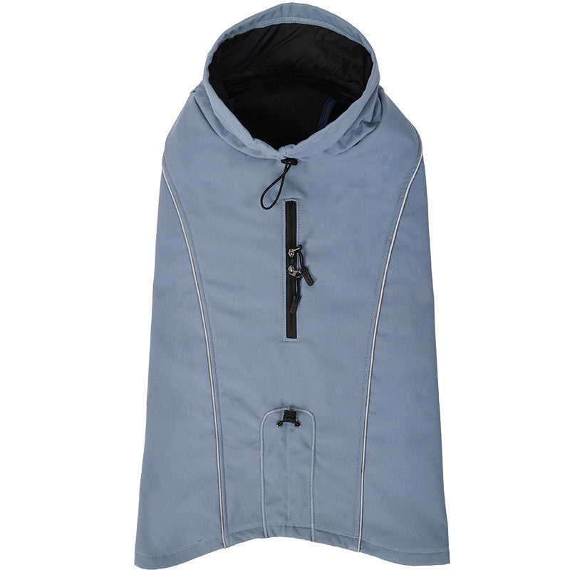 Weatherproof Soft Shell Jacket Product information: Color: Rock brown, blue, black Size: XS,S,M,L,XL,2XL,3XL Applicable gender: general Material: Polyester Fiber Style: British style Category: pet clothing Packing list: Dog clothes *1 Product Image: Pet J