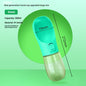 PawTrio Travel Cup Product Information: Material: Plastic Color: blue, pink, green, grey Size: 25.5x7x7cm Weight: 180g Capacity: 458ml Features: Plastic material for human use, high-temperature resistance, no deformation when filled with hot water Large o
