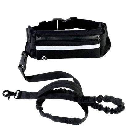 FreeStride Features: Adjustable buckle and strap design fit most waist sizes from 28” to 48”, with an Inner pocket for keys, cards, and other small accessories. Besides, there is an elastic strap fixed water bottle holder. 3 heavy-duty D rings connect to