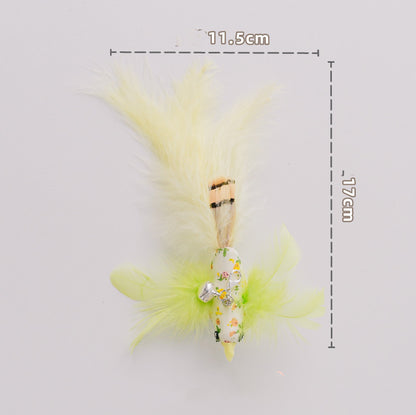Interactive Cat Wand – Detachable Rod & Sucker Toy Product information: Material: feathers, hardware accessories, suction cups, PVC rods, steel wires Style: simple and stylish Features: funny cat Colour: Picture color Packing list: Funny cat stick*1 Produ
